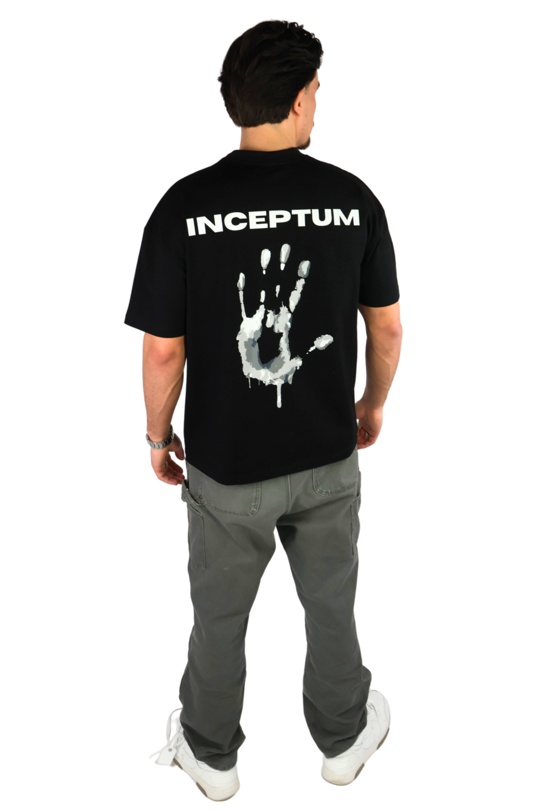 IDENTITY Oversized Tee Black