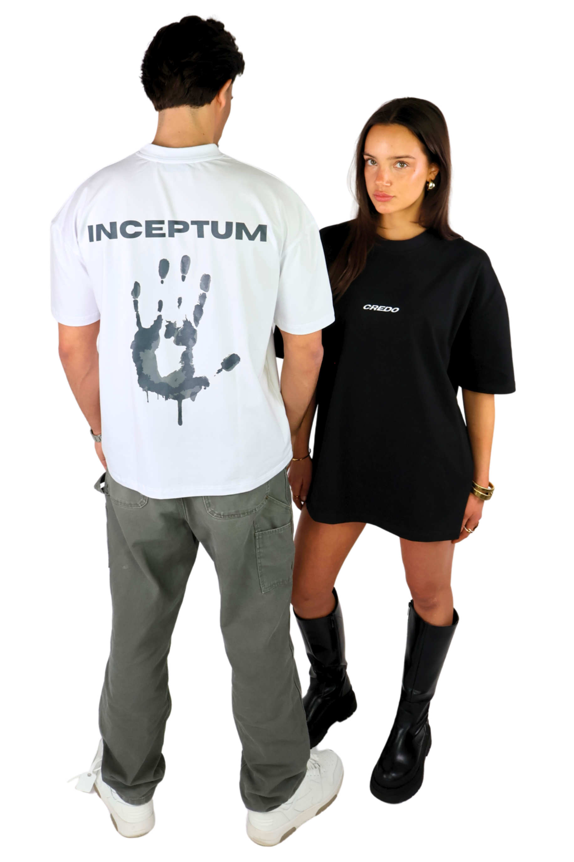 IDENTITY Oversized Tee Black