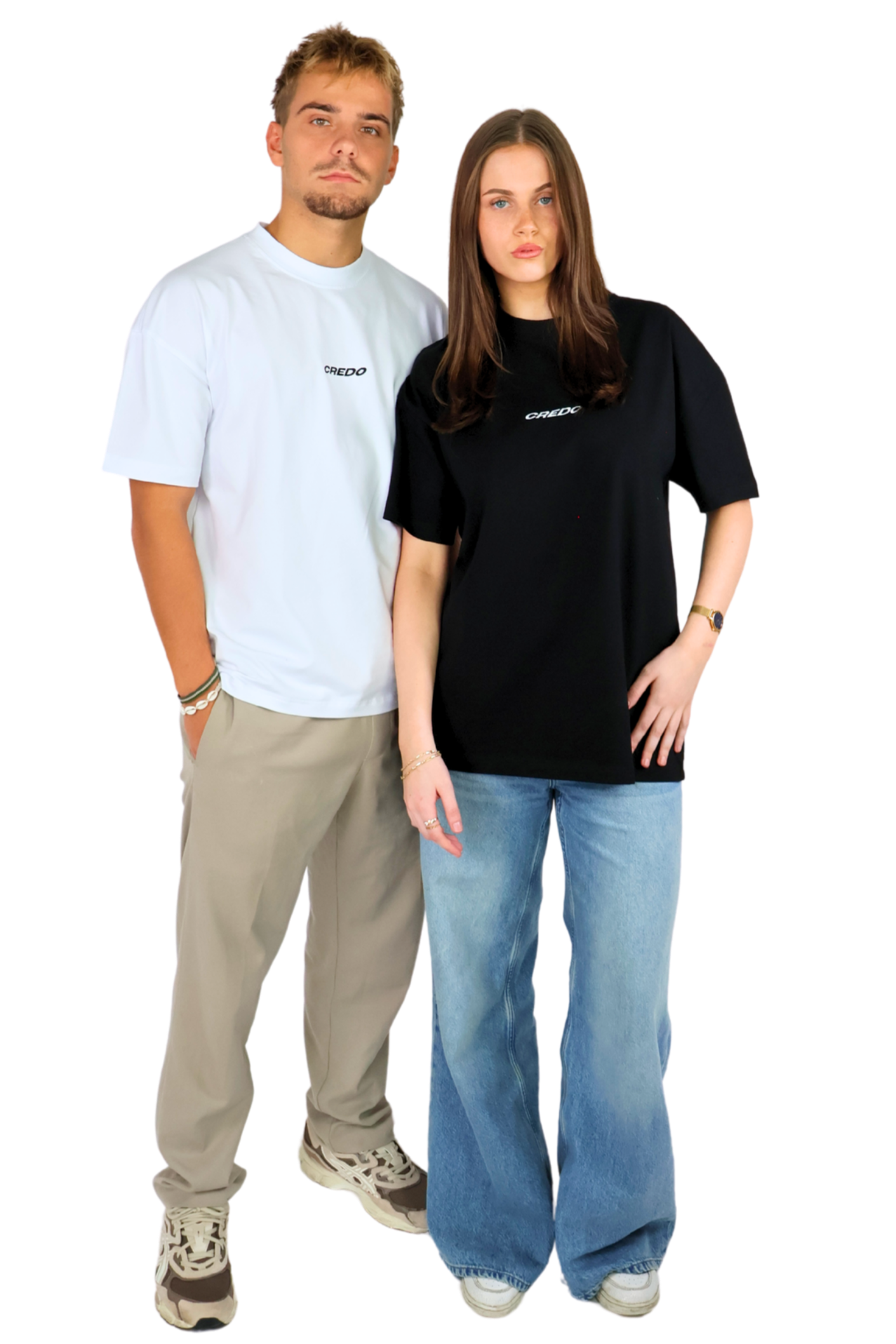 IDENTITY Oversized Tee White