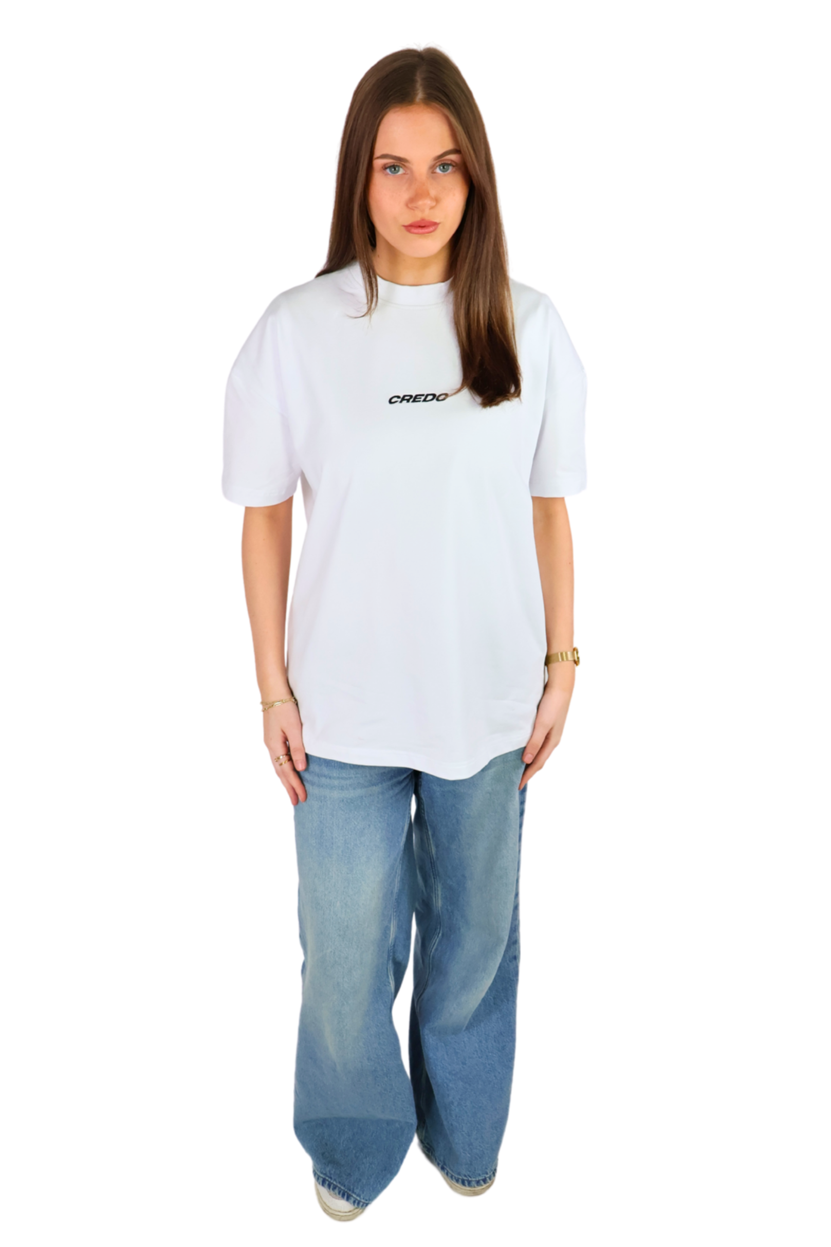 IDENTITY Oversized Tee White