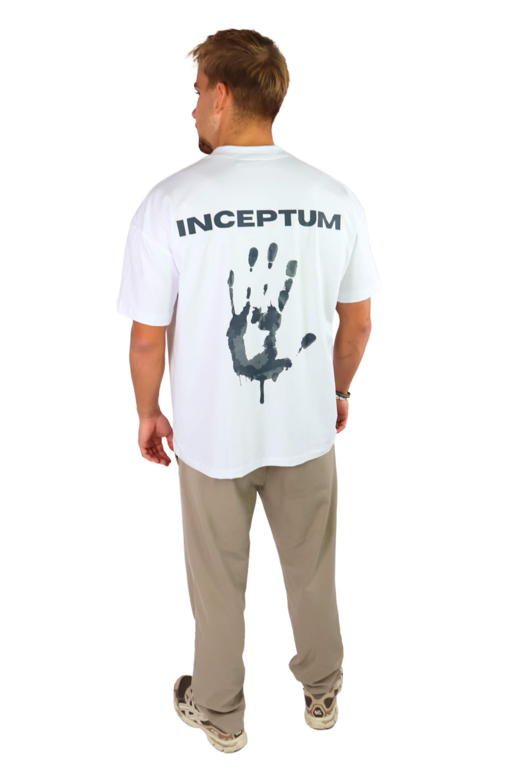 IDENTITY Oversized Tee White